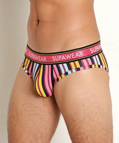 Supawear Sprint Stripe Brief Pink