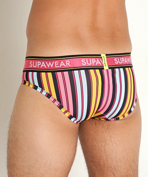 Supawear Sprint Stripe Brief Pink