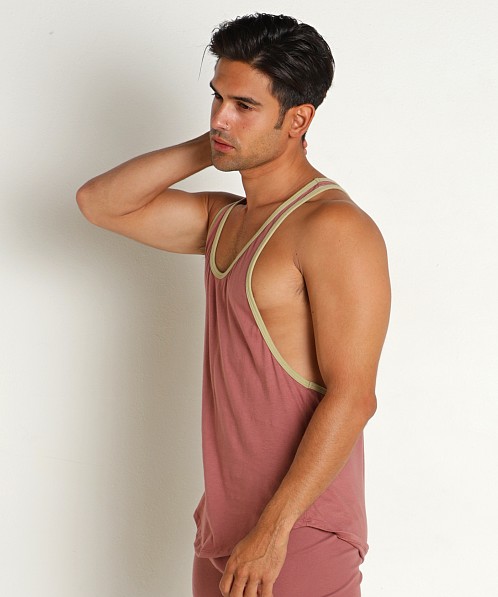 Go Softwear Zion OverDye Athletic Tank Top Red Clay