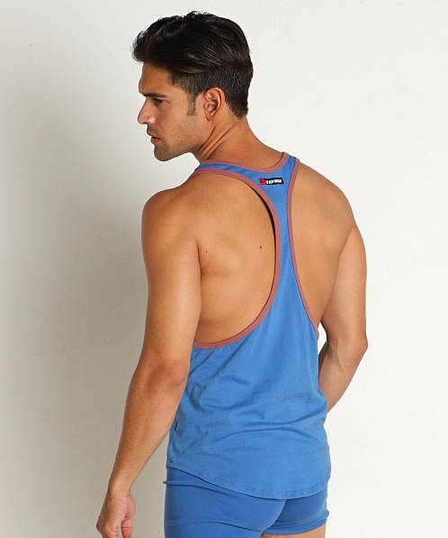 Go Softwear Zion OverDye Athletic Tank Top Cobalt