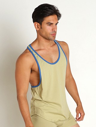 Complete the look: Go Softwear Zion OverDye Athletic Tank Top Sage Leaf