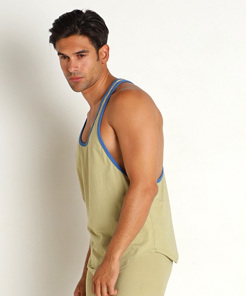 Go Softwear Zion OverDye Athletic Tank Top Sage Leaf