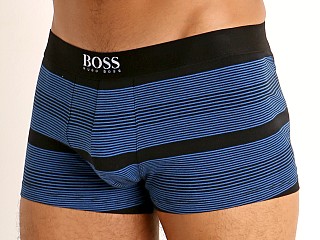 Model in blue Hugo Boss Stripe Trunk