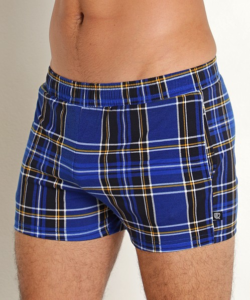 Timoteo Cabin Fever Plaid Short Black/Blue