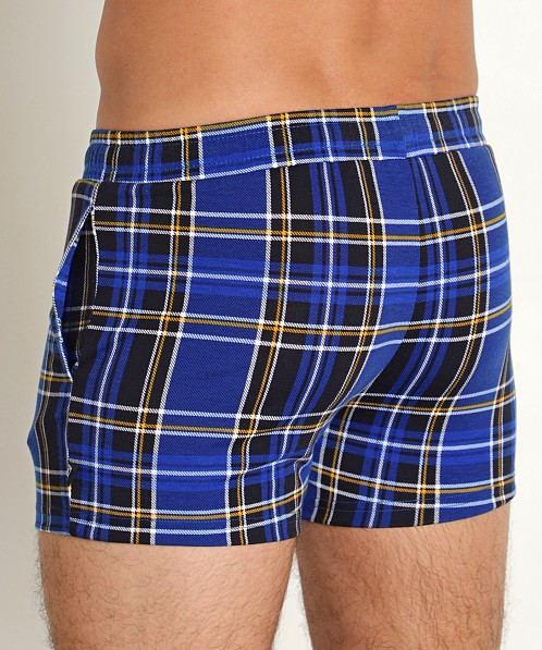 Timoteo Cabin Fever Plaid Short Black/Blue