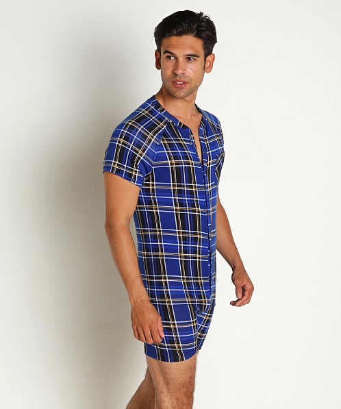 Timoteo Cabin Fever Plaid Union Suit Black/Blue