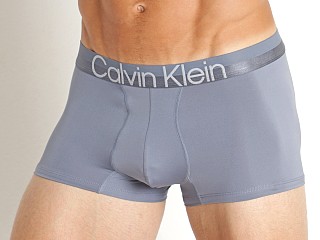 Model in durango blue Calvin Klein Structure Low Rise Trunk