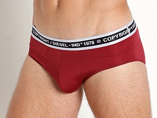 Model in burgundy Diesel 55-D Brief