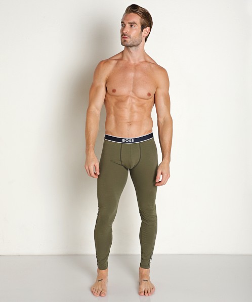 Hugo Boss Long John 24 Logo Open Green