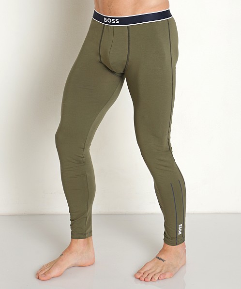 Hugo Boss Long John 24 Logo Open Green