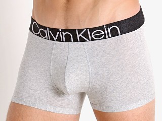 Model in heather grey Calvin Klein Eco Cotton Trunk