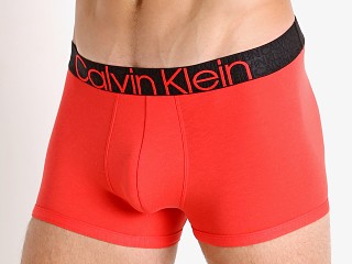 Model in strawberry field Calvin Klein Eco Cotton Trunk