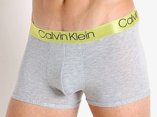 Model in heather grey Calvin Klein Ultra Soft Modal Trunk