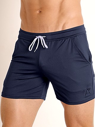 Complete the look: LASC Pique Mesh Performance 5" Workout Shorts Navy