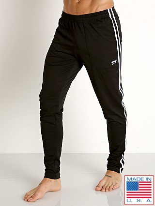 Model in black/white LASC Performance Gymnast Pant Black