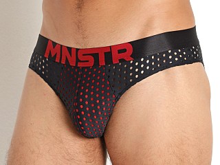 Complete the look: Manstore Open Mesh Jock Brief Black