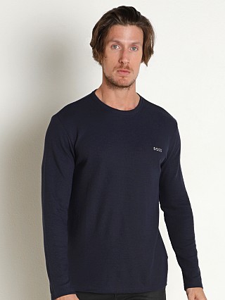 Complete the look: Hugo Boss Waffle Long Sleeve Shirt Dark Blue