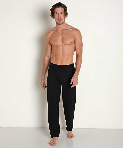 Hugo Boss Waffle Pants Black