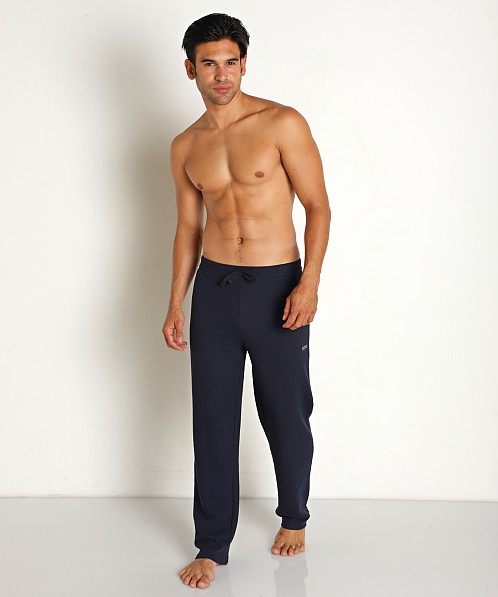 Hugo Boss Waffle Pants Dark Blue