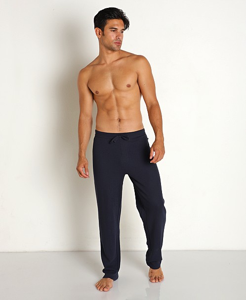 Hugo Boss Waffle Pants Dark Blue