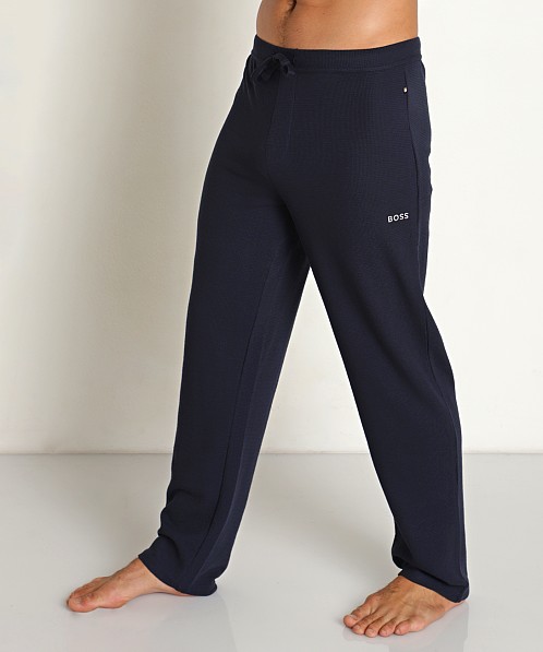 Hugo Boss Waffle Pants Dark Blue