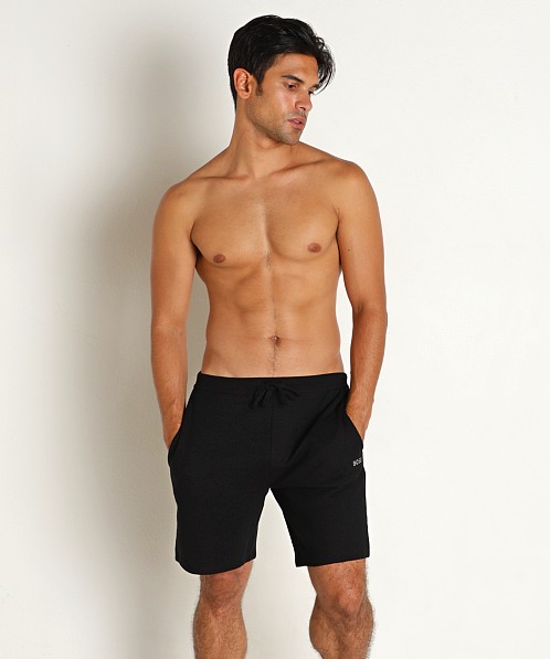 Hugo Boss Waffle Shorts Black