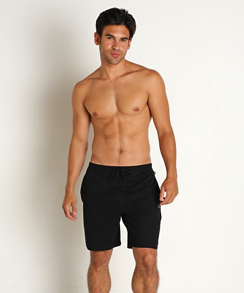 Hugo Boss Waffle Shorts Black