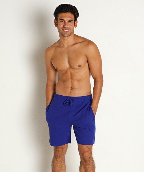 Hugo Boss Waffle Shorts Bright Blue