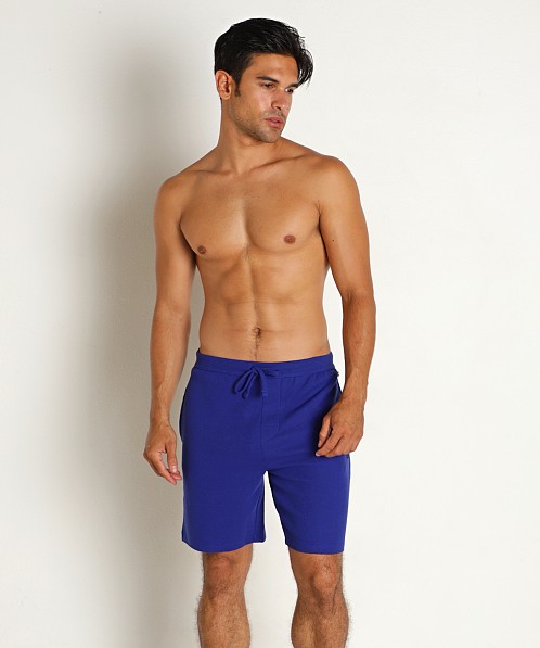 Hugo Boss Waffle Shorts Bright Blue