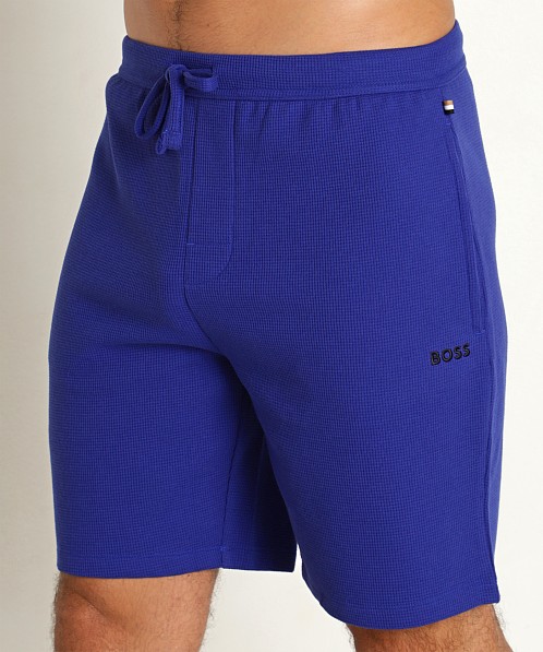 Hugo Boss Waffle Shorts Bright Blue