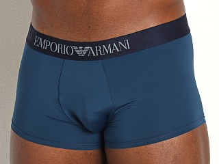 Model in abyss Emporio Armani Shaded Pattern Mix Trunk