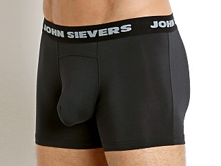 Model in black John Sievers SOLID Natural Pouch Boxer Briefs