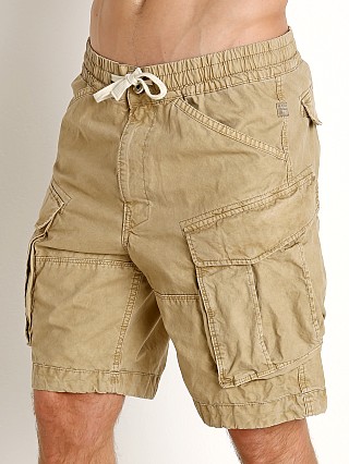 Model in sahara G-Star Rovic Relaxed Bitt Canvas Shorts