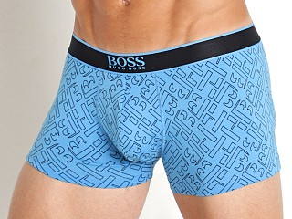 Model in sky blue Hugo Boss 24 Print Trunk