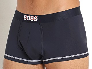 Model in navy Hugo Boss Smooth Trunk