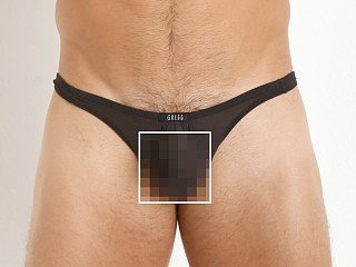 Model in black Gregg Homme Nude Thong