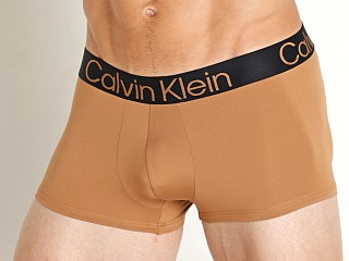 Model in sandalwood Calvin Klein Naturals Low Rise Trunk