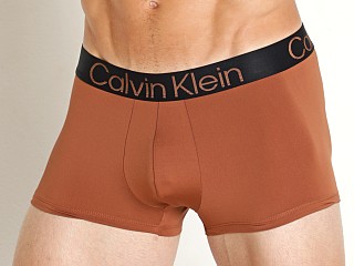 Model in russet Calvin Klein Naturals Low Rise Trunk