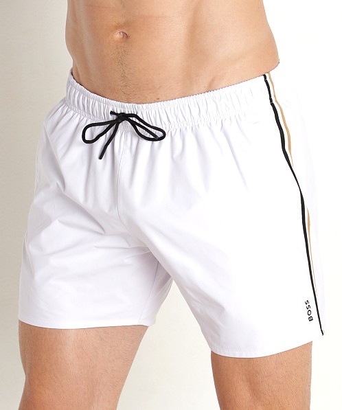 Hugo Boss Iconic Swim Shorts White