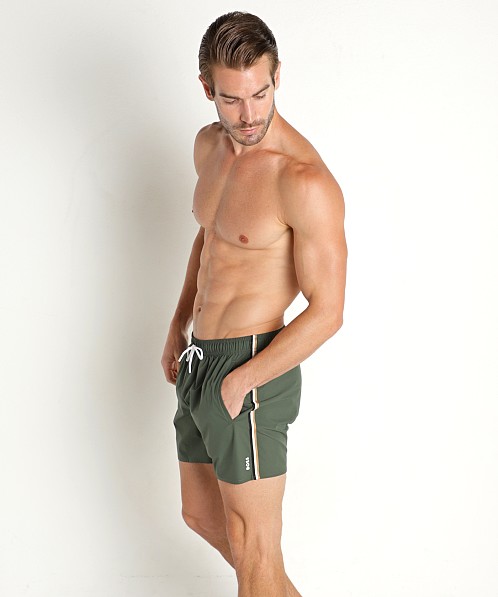 Hugo Boss Iconic Swim Shorts Olive