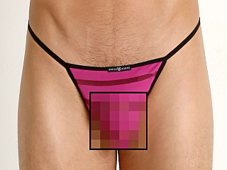 Model in magenta Gregg Homme Encore+ G-String