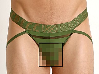 Model in khaki Gregg Homme Encore+ Jockstrap