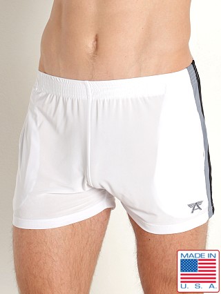 Model in white LASC Venetian Lounge Short