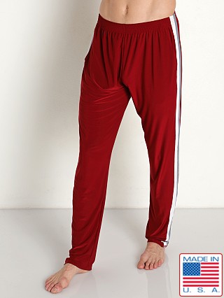 Model in wine LASC Venetian Lounge Pant