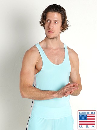 Model in sky LASC Venetian Lounge Tank Top