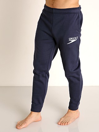 Model in navy Speedo Vintage Logo Jogger Pant