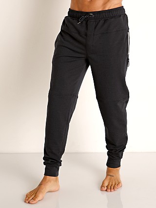 Model in black heather Speedo Male Relaxed Jogger Pant