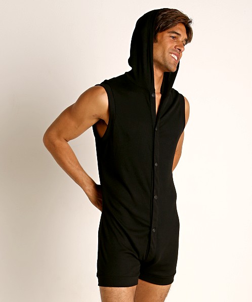 Rick Majors Hoodie Bodysuit Black