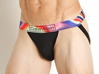 Model in black Calvin Klein Reimagined Heritage Pride Micro Jockstrap