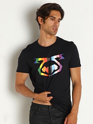 Model in black Nasty Pig Pride T-Shirt 2.0